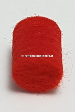 Ultimissimo Modello Pisoni feltro gabbia sax FB10R diametro 10 mm spessore 12 mm Rosso